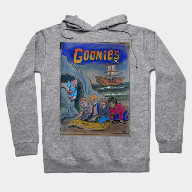 Goonies Hoodie by BennettBlackLight